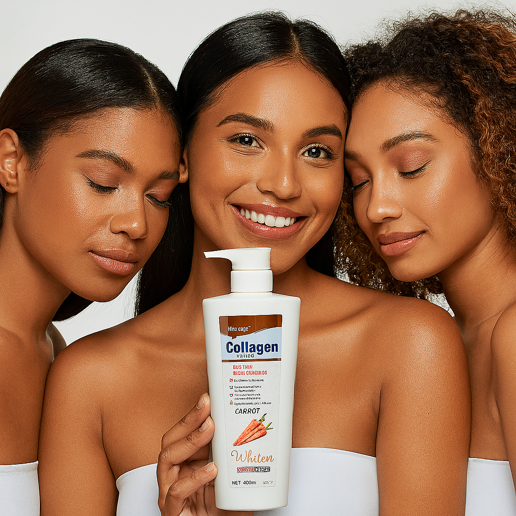 Lait collagène à la carotte