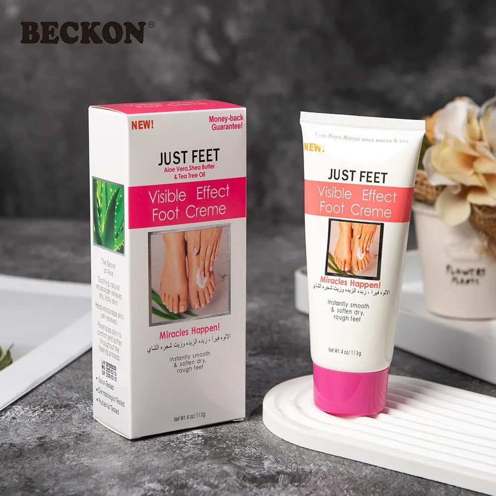 Crème blanchiment pour les pieds pour femmes .