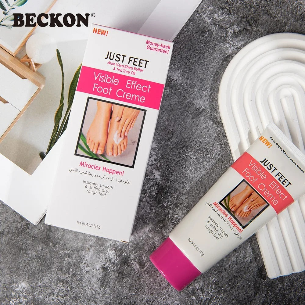 Crème blanchiment pour les pieds pour femmes .